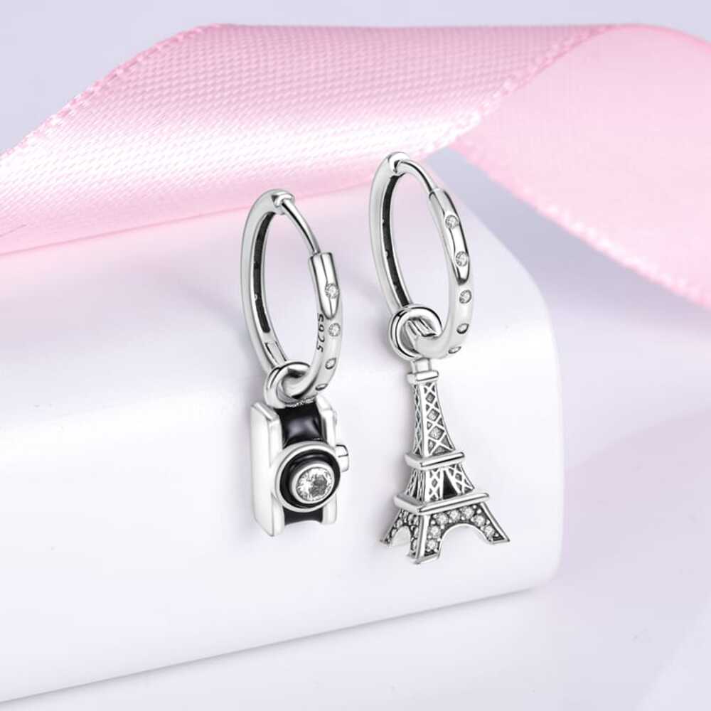 Pendientes Aretes de Plata 925 Modelo París