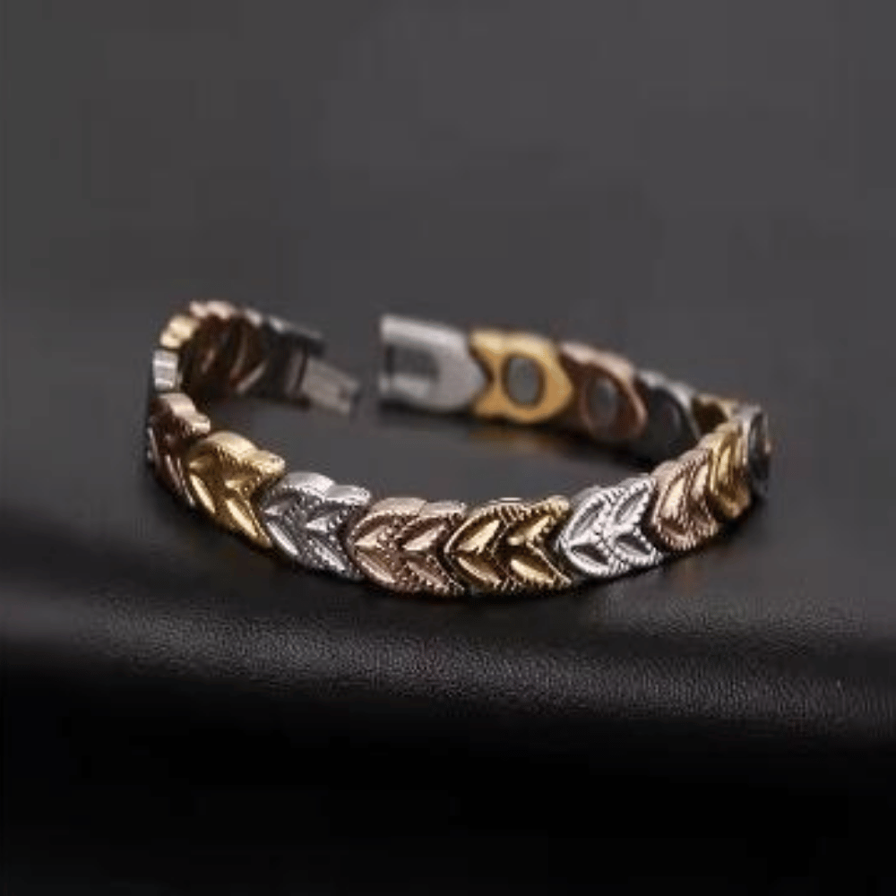 Pulsera Magnética Saludable Titanio con Imanes NdFeB Modelo YSMGB-30