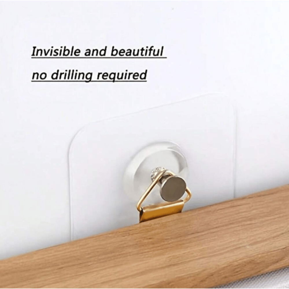 Set X 20 Ganchos de Pared Adhesivos Modelo Botón