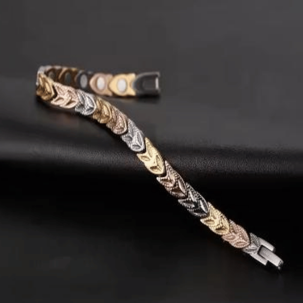 Pulsera Magnética Saludable Titanio con Imanes NdFeB Modelo YSMGB-30