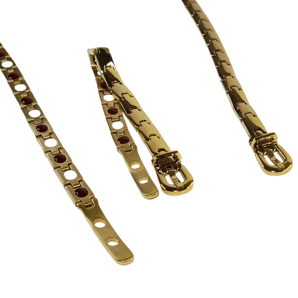 Pulsera Magnética Saludable Dorada Modelo YSMGB-37