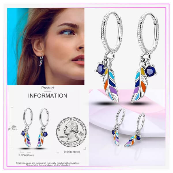 Aretes de Plata 925 Modelo Stranger