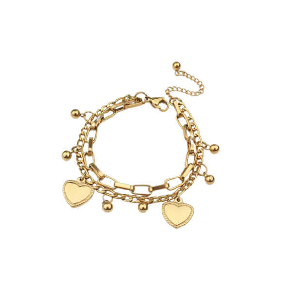 Pulsera Dorada Para Mujer Bañado en Oro de 18k