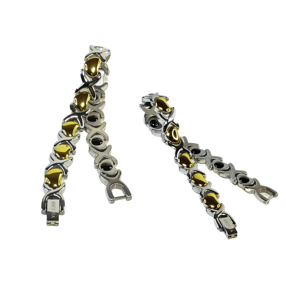 Pulsera Magnética Funcional Titanio con Germanio YSMGB-112