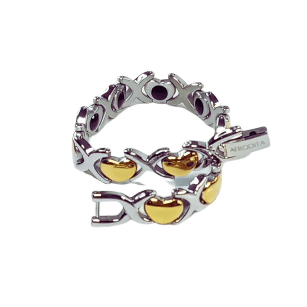 Pulsera Magnética Funcional Titanio con Germanio YSMGB-112