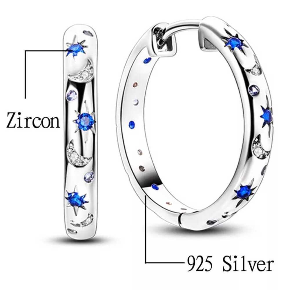 Pendientes Aretes de Plata 925 Modelo Pandora