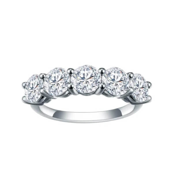 Anillo de Compromiso de Plata Modelo 358