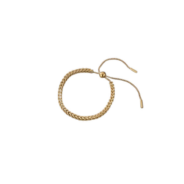 Pulsera Dorada Unisex Trenzada