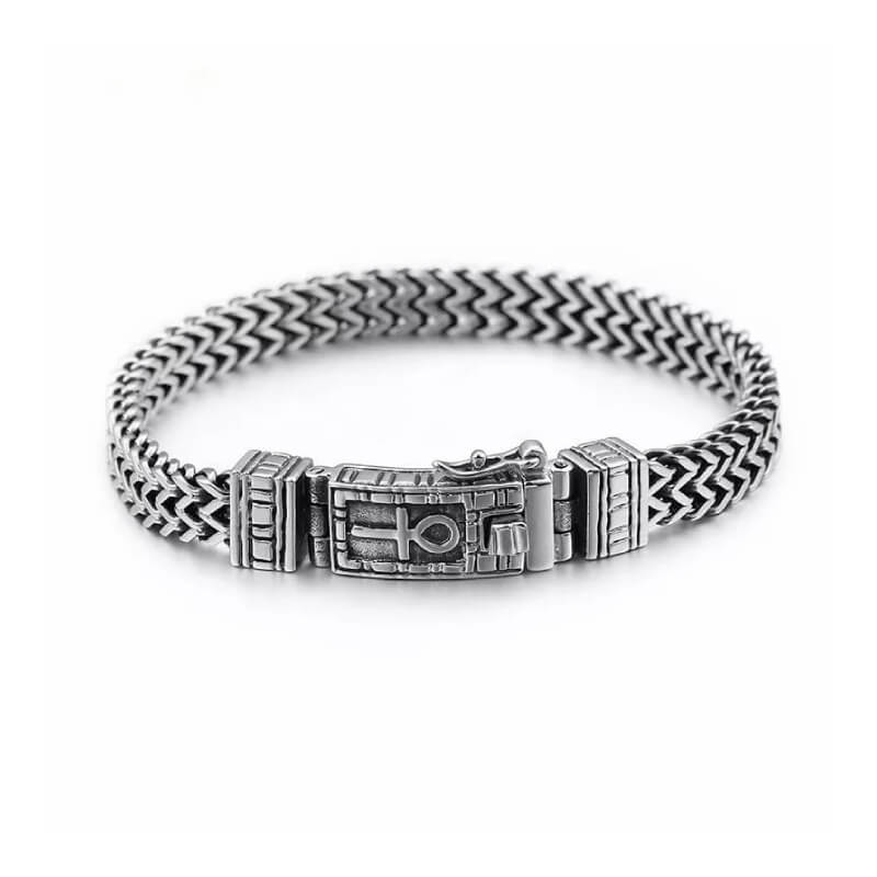 Pulsera Para Hombre de Titanio Modelo Zeus