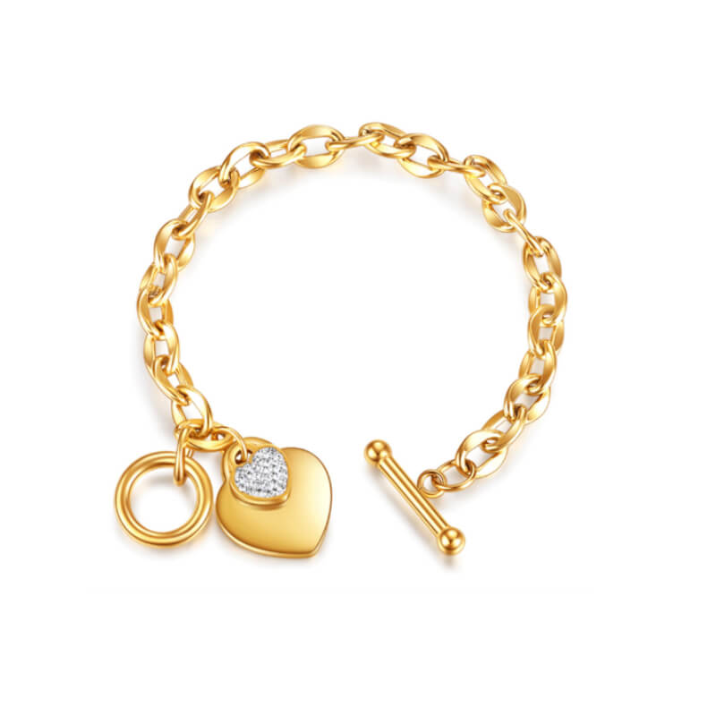 Pulsera Penélope Para Mujer Bañada En Oro