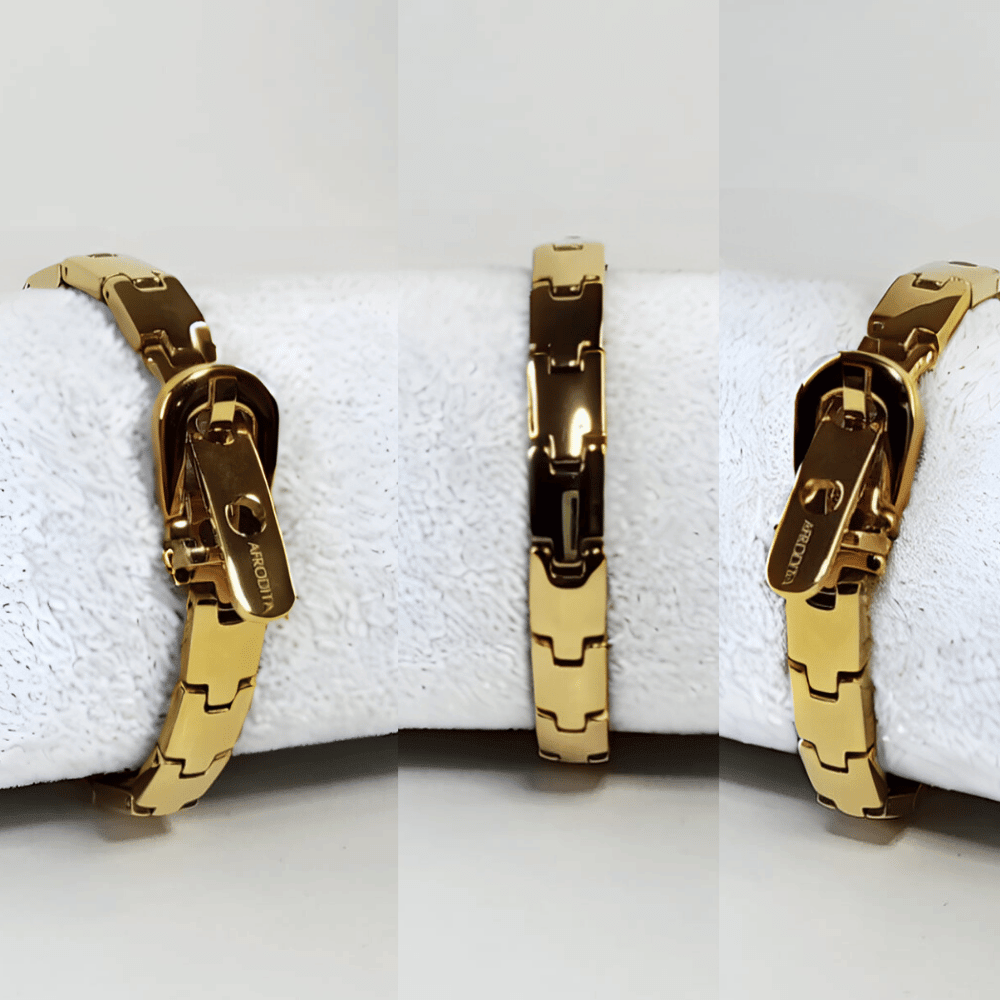 Pulsera Magnética Saludable Dorada Modelo YSMGB-37