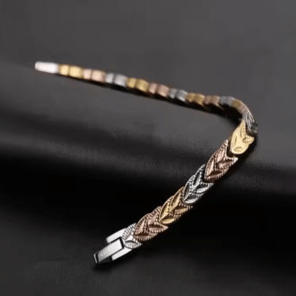 Pulsera Magnética Saludable Titanio con Imanes NdFeB Modelo YSMGB-30