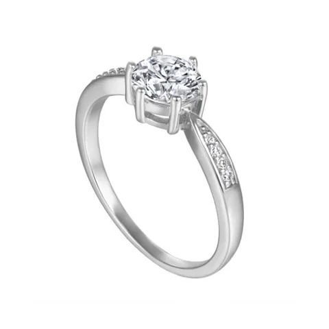 Anillo de Compromiso de Plata Maciza 925 Modelo 363