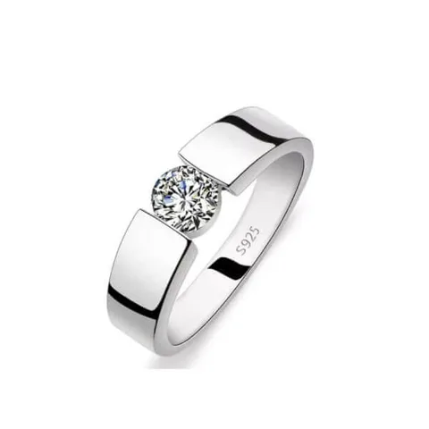 Anillo de Compromiso de Plata 925 Modelo 352