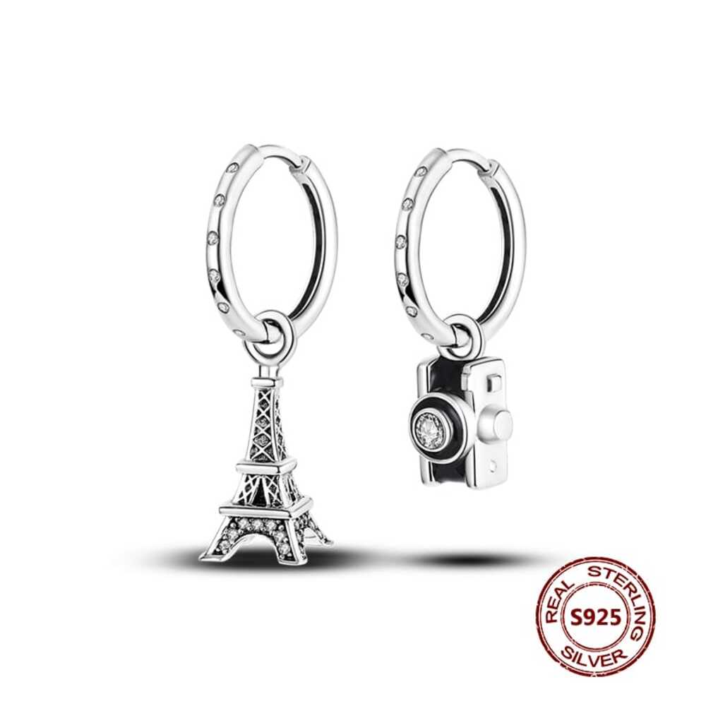 Pendientes Aretes de Plata 925 Modelo París