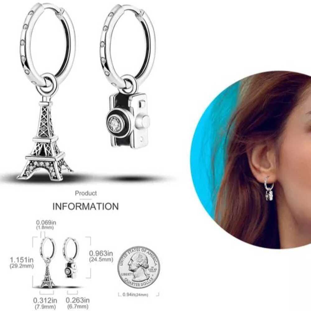 Pendientes Aretes de Plata 925 Modelo París