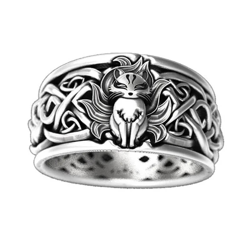 Anillo Para Hombre Modelo Zorro 9 Colas