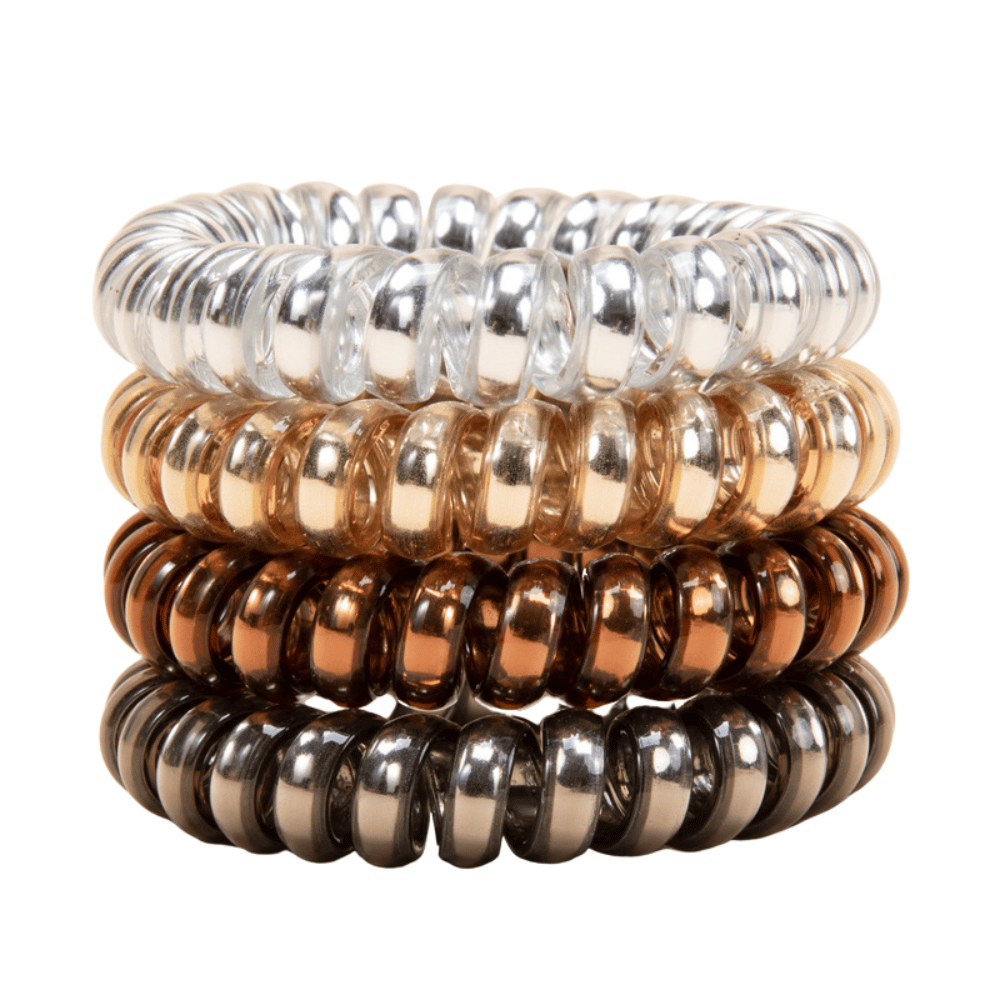 Pack x 6 Ligas de Goma y Elástico para el Cabello