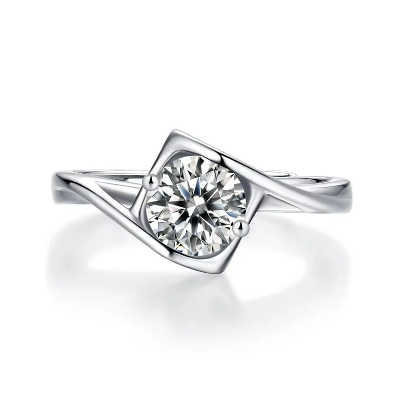 Anillo de Compromiso de Plata Modelo 359
