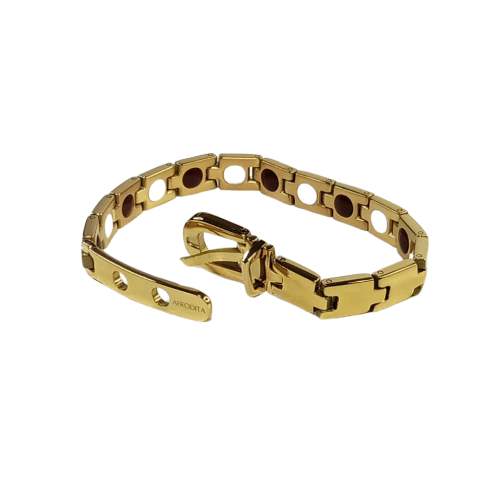 Pulsera Magnética Saludable Dorada Modelo YSMGB-37