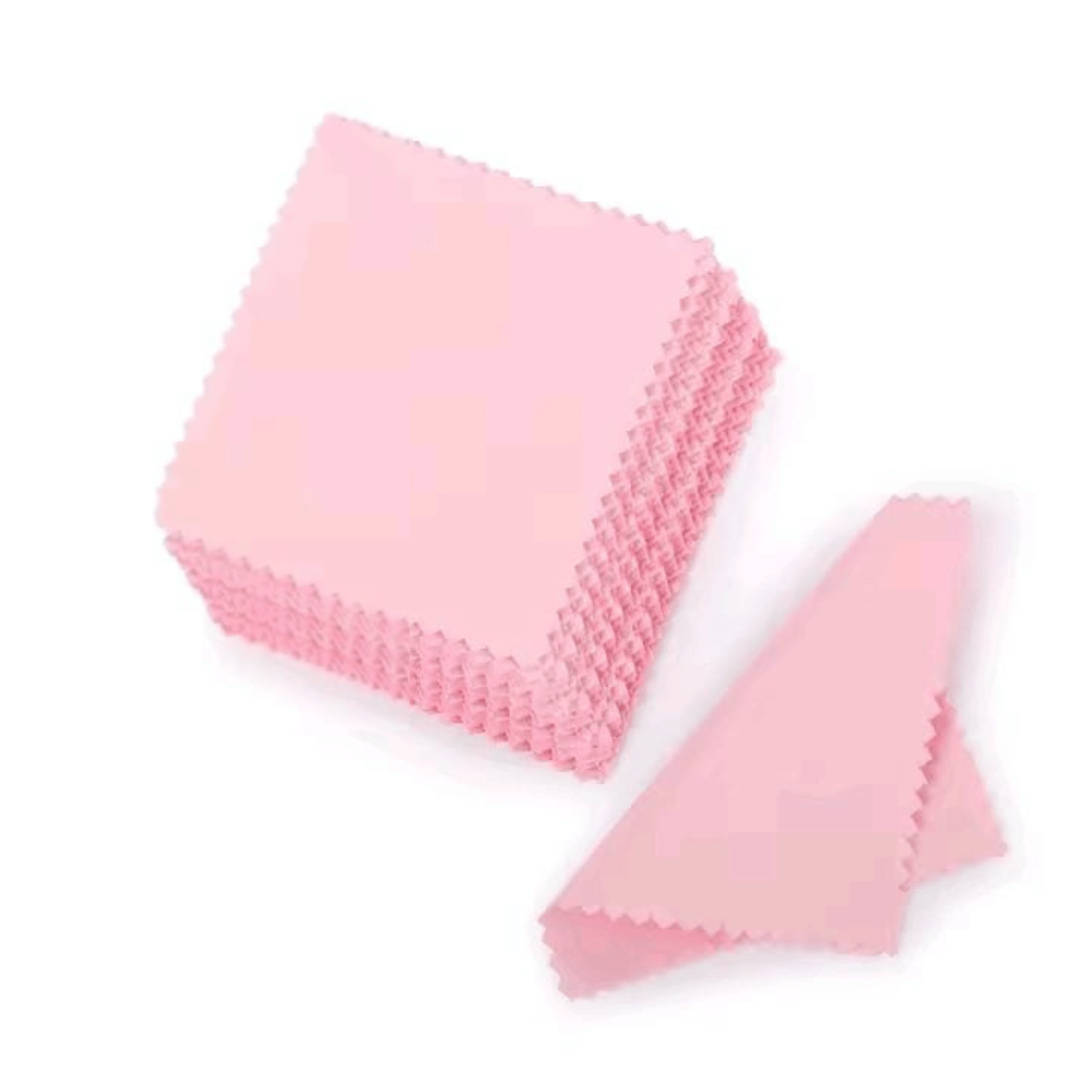 Paños de Franela Premium para Limpieza de Joyas x 50 Uds