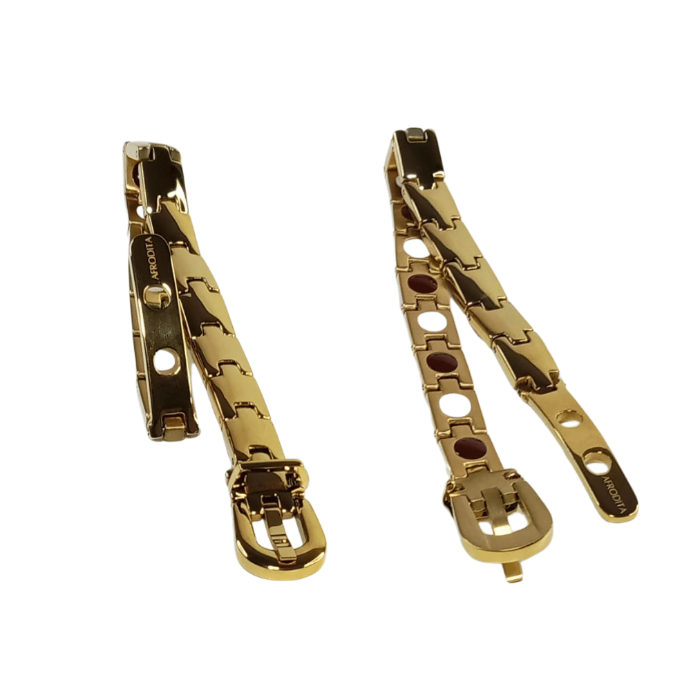 Pulsera Magnética Saludable Dorada Modelo YSMGB-37