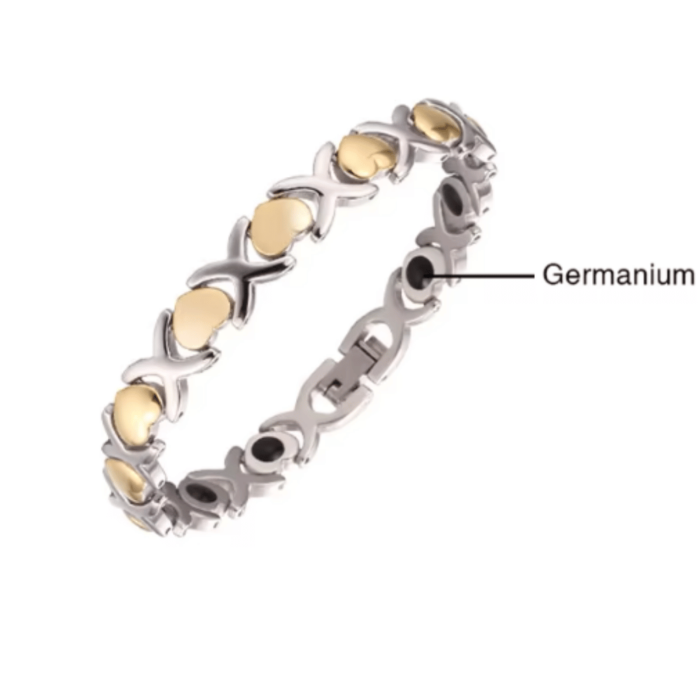 Pulsera Magnética Funcional Titanio con Germanio YSMGB-112