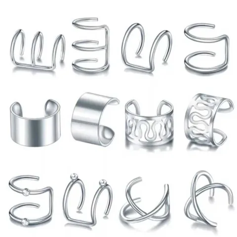 Set 12 Aretes Clic para Cartílago
