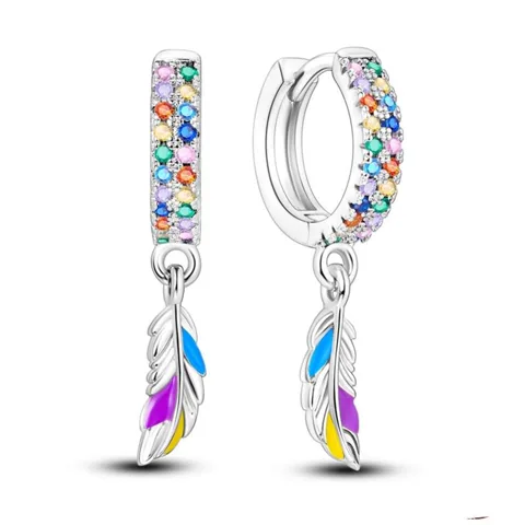 Pendientes de Plata S925 Hippie Bright