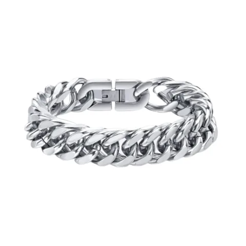 Pulsera Cubana para Hombre Modelo Titán x 15 mm de Ancho